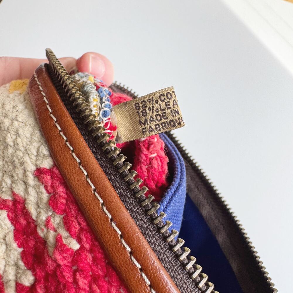 Patricia Nash Hand Loomed Multi Stripe Ballari Wristlet - Picture 6 of 7